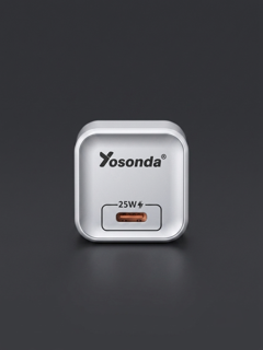 آداپتور فست شارژ 25 وات PD مدل Yosonda Y-G28 (اورجینال+گارانتی)